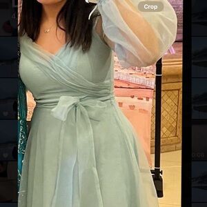 Elegant Blue Formal Dress